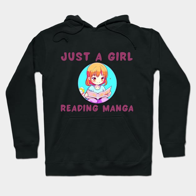 Manga girl Hoodie by IOANNISSKEVAS